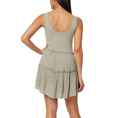 Juniors' WallFlower Drop Waist Scoopneck Tank Dress