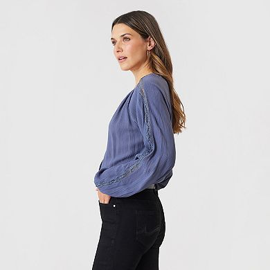 Women's Angels Forever Young Hazel Button Down Blouse
