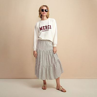 Women's LC Lauren Conrad Three Tier Midi Skirt