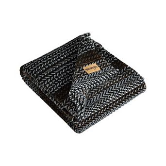 Wrangler Nash Stripe Knit Throw Blanket