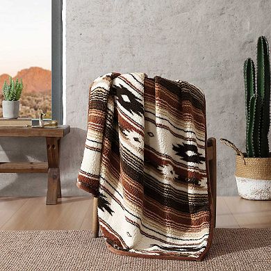 Wrangler Coyote Sands Print Throw Blanket