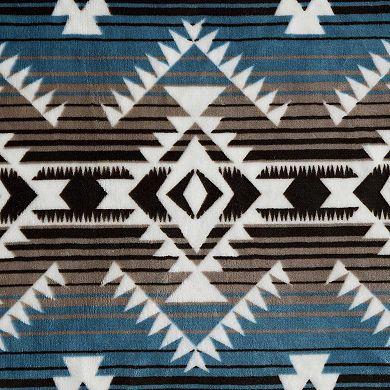 Wrangler Jericho Print Fleece Throw Blanket