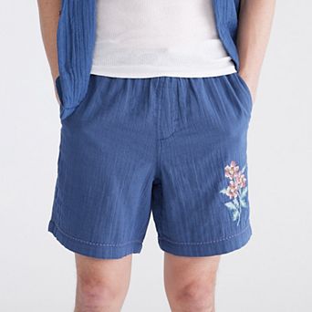 Men's Aeropostale 7 in All Day Gauze Shorts