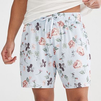 Men's Aeropostale 6-Inch Embroidered Mesh Shorts