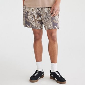 Men's Aeropostale 6-Inch Embroidered Mesh Shorts