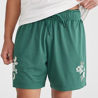 Men's Aeropostale 6-Inch Embroidered Mesh Shorts
