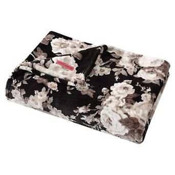 Betsey Johnson Vintage Floral Throw Blanket