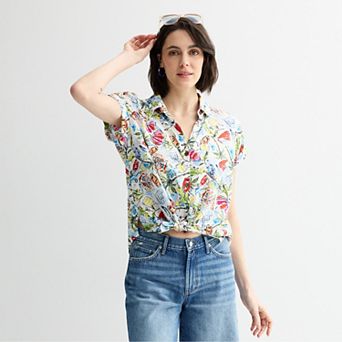 Petite Sonoma Goods For Life® Camp Shirt