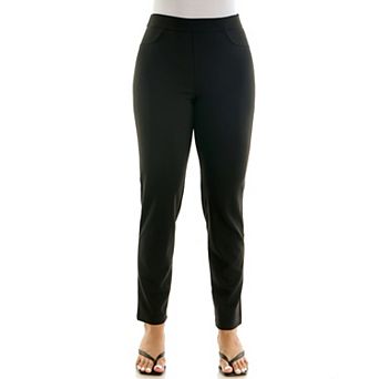 Women's Nina Leonard High Tech Crepe Ankle Pants
