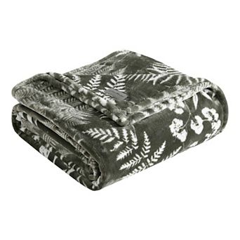 Eddie Bauer Fern Garden Green Blanket