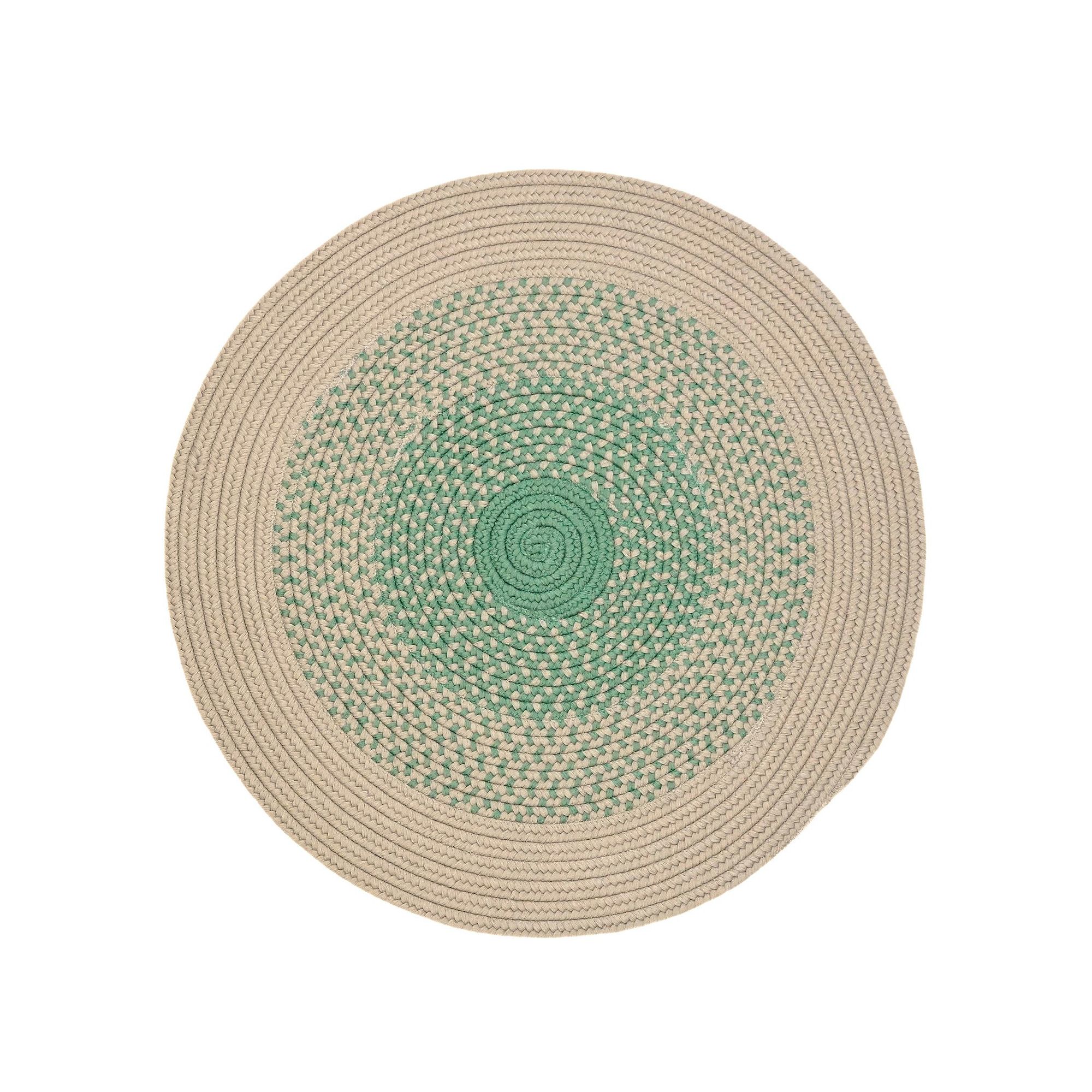 Colonial Mills Nevada Braid Round Area Rug, Moss Green