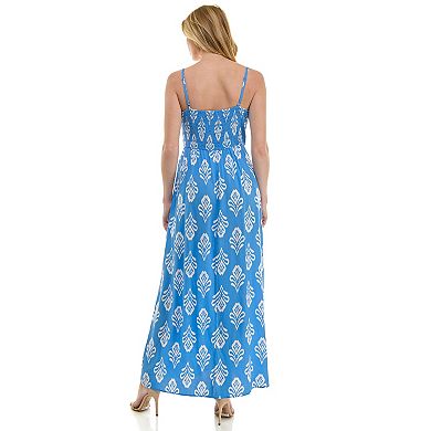 Juniors' Lily Rose Cami Squareneck Maxi Dress