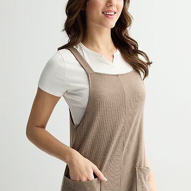 Juniors' Live To Be Spoiled Jumpsuit With Tee