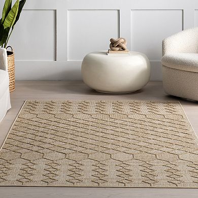 nuLOOM Malina Geometric Indoor/Outdoor Area Rug