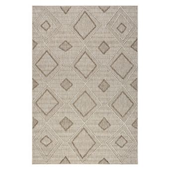 nuLOOM Maline Geometric Indoor/Outdoor Area Rug