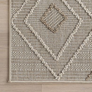 nuLOOM Maline Geometric Indoor/Outdoor Area Rug