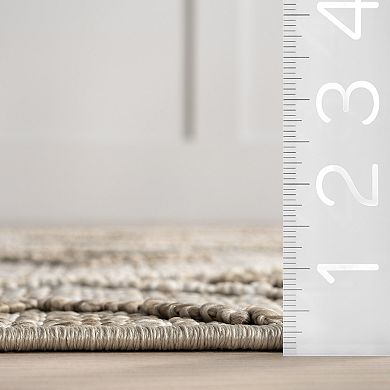 nuLOOM Maline Geometric Indoor/Outdoor Area Rug