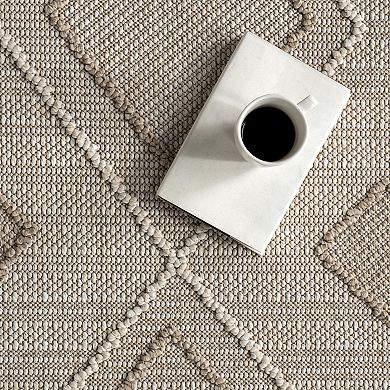 nuLOOM Maline Geometric Indoor/Outdoor Area Rug