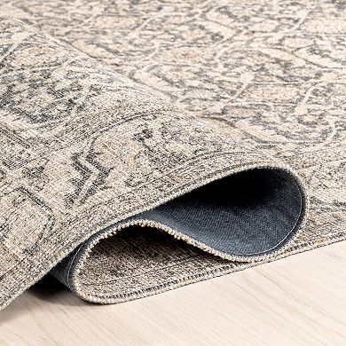 nuLOOM Hillstone Collection Traditional Vintage Medallion Area Rug