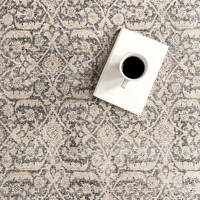 nuLOOM Hillstone Collection Traditional Vintage Medallion Area Rug