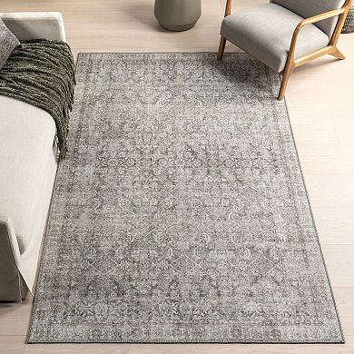 nuLOOM Hillstone Collection Traditional Vintage Medallion Area Rug