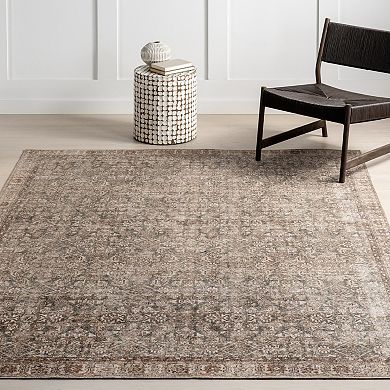 nuLOOM Hillstone Collection Traditional Vintage Medallion Area Rug