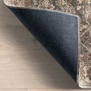 nuLOOM Hillstone Collection Traditional Vintage Medallion Area Rug