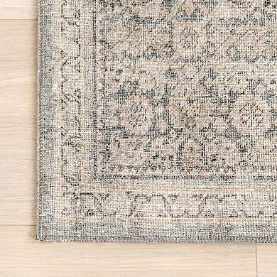 nuLOOM Hillstone Collection Traditional Vintage Medallion Area Rug