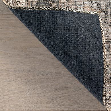 nuLOOM Hillstone Collection Traditional Vintage Medallion Area Rug