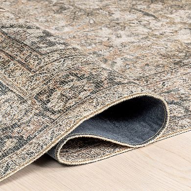 nuLOOM Hillstone Collection Traditional Vintage Medallion Area Rug