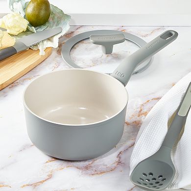 BergHOFF Balance Nonstick Ceramic Saucepan with Glass Lid