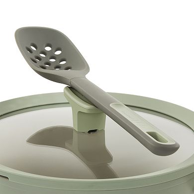 BergHOFF Balance Nonstick Ceramic Long Handle Sauté Pan with Glass Lid