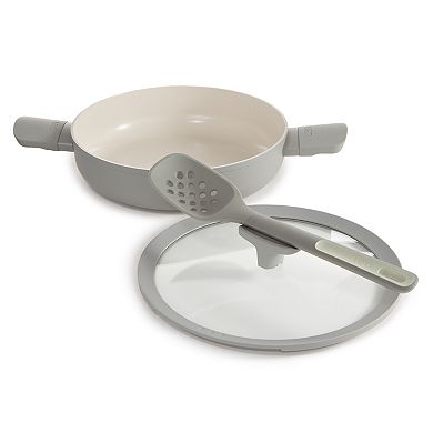 BergHOFF Balance Nonstick Ceramic Sauté Pan with Glass Lid