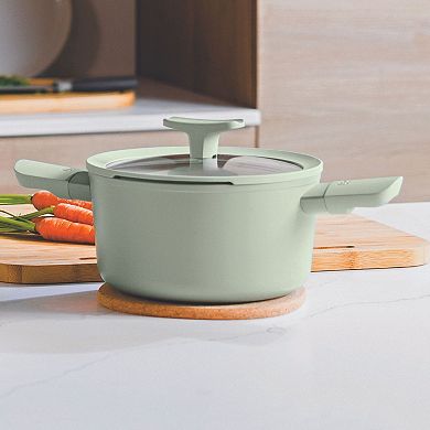 BergHOFF Balance 3.3-qt. Nonstick Ceramic Stockpot with Glass Lid