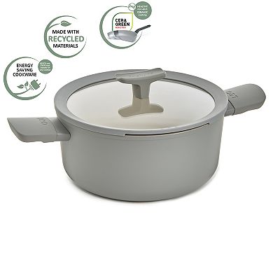BergHOFF Balance 4.6-qt. Nonstick Ceramic Stockpot with Glass Lid