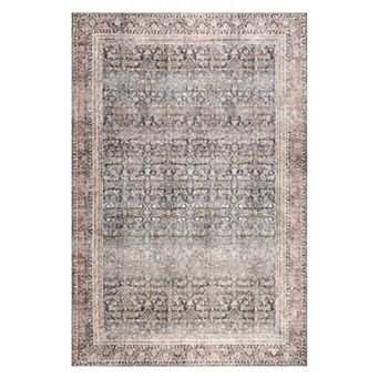 nuLOOM Hillstone Collection Traditional Vintage Medallion Area Rug