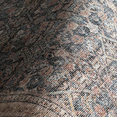 nuLOOM Hillstone Collection Traditional Vintage Medallion Area Rug