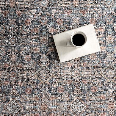 nuLOOM Hillstone Collection Traditional Vintage Medallion Area Rug