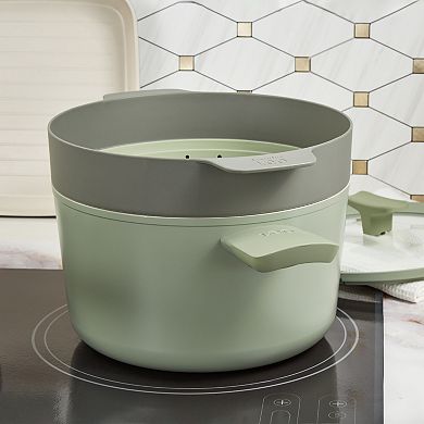 BergHOFF Balance 5.8-qt. Nonstick Ceramic Stockpot with Glass Lid