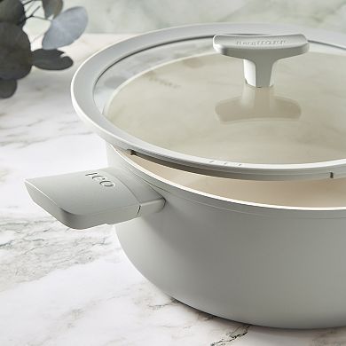 BergHOFF Balance Nonstick 11-in. 6.5qt. Recycled Aluminum Ceramic Stockpot and Glass Lid