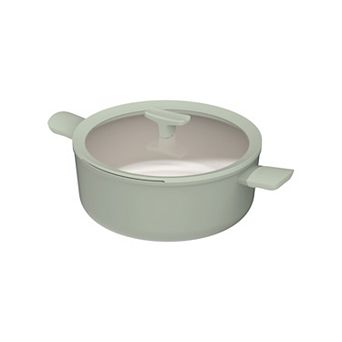 BergHOFF Balance Nonstick 11 in 6.5-qt Recycled Aluminum Ceramic Stockpot and Glass Lid
