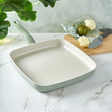 BergHOFF Balance Nonstick Recycled Aluminum Ceramic 11-in. Grill Pan