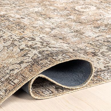 nuLOOM Hillstone Collection Traditional Vintage Medallion Area Rug