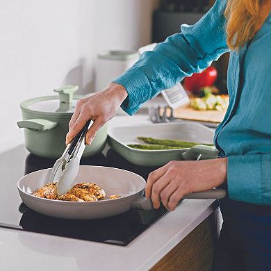 BergHOFF Balance Nonstick Recycled Aluminum Ceramic 9.5-in. Frying Pan and 13.75-in. Nylon Turner Set