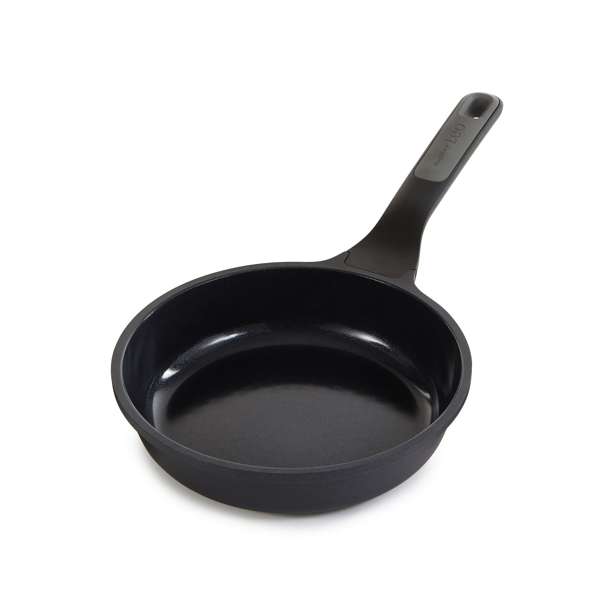 BergHOFF Leo Stone 11-in. Recycled Aluminum Nonstick Ceramic Fry Pan, Black