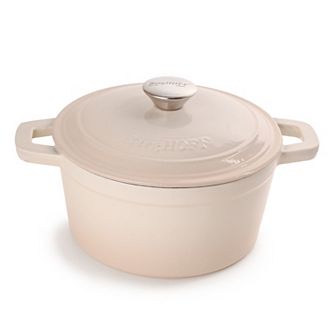 BergHOFF 8 in Neo Cast Iron 3-qt Round Dutch Oven with Lid