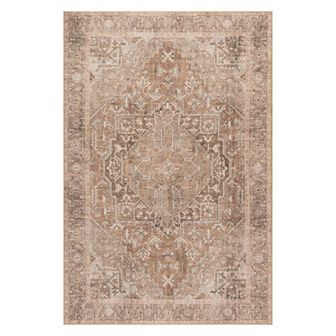 nuLOOM Hillstone Collection Traditional Vintage Medallion Area Rug