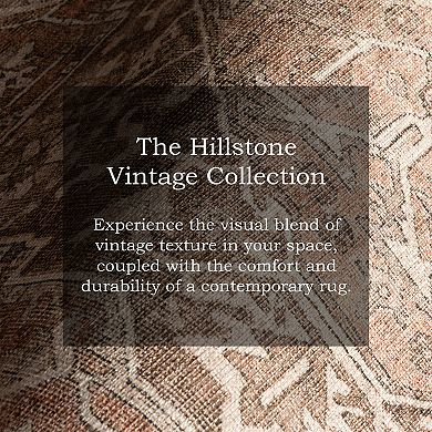 nuLOOM Hillstone Collection Traditional Vintage Medallion Area Rug