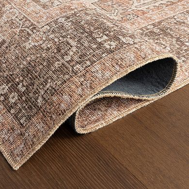 nuLOOM Hillstone Collection Traditional Vintage Medallion Area Rug