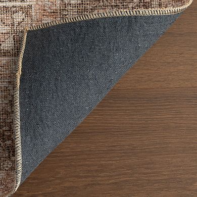 nuLOOM Hillstone Collection Traditional Vintage Medallion Area Rug